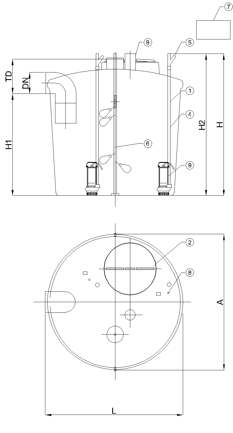 ESQUEMA TECNICO GENERICO 2 BOMBAS Campsa