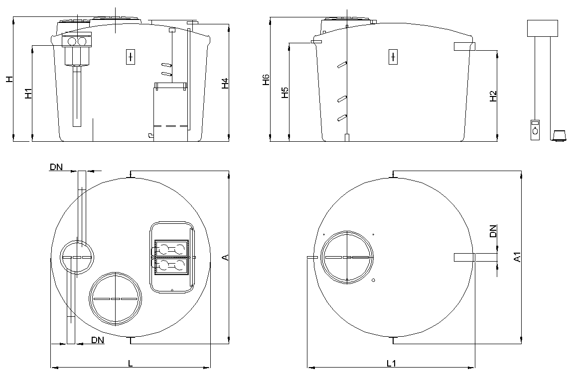 Esquema GREM 2500-3500-5000 VEnterrrar