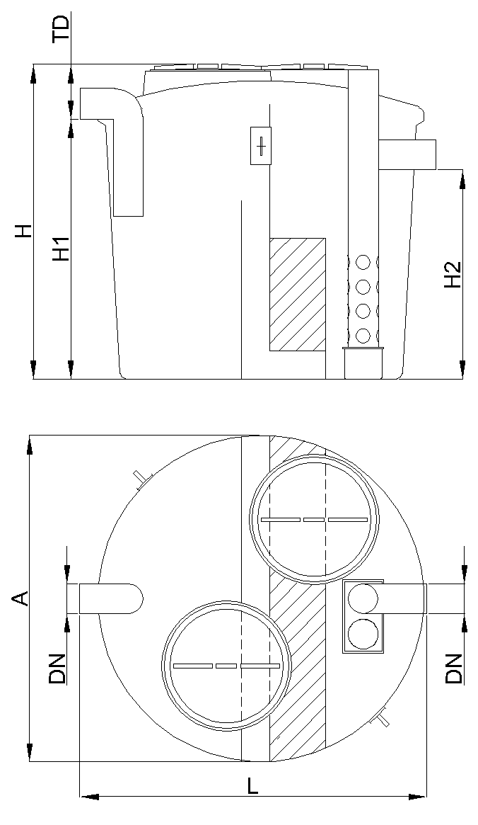 Esquema SHDPCO Cilindrico