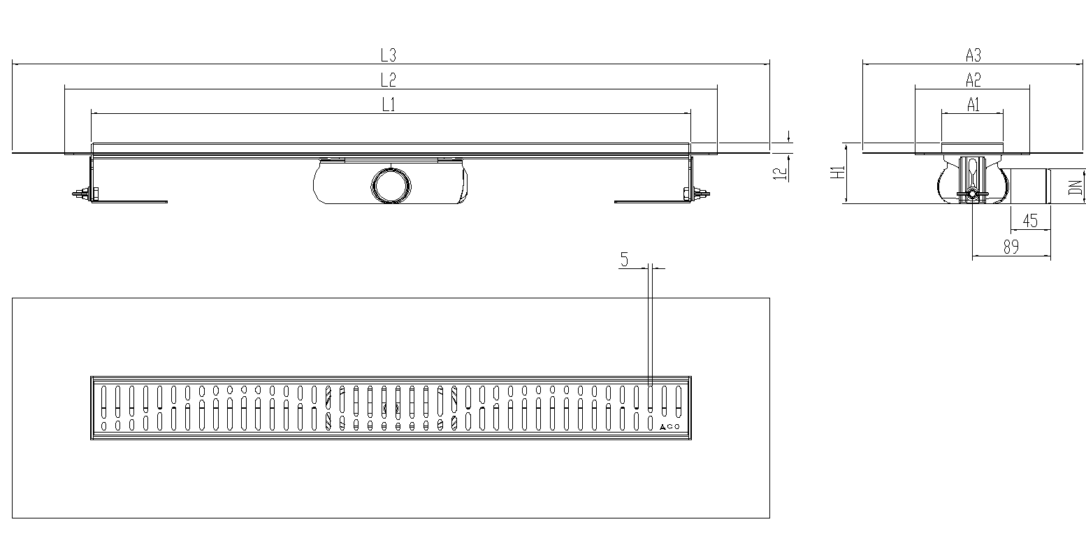 SHOWERDRAIN-C 2.0 C_ALAS SH DN50 H69 C_RJ WAVE C_TELA