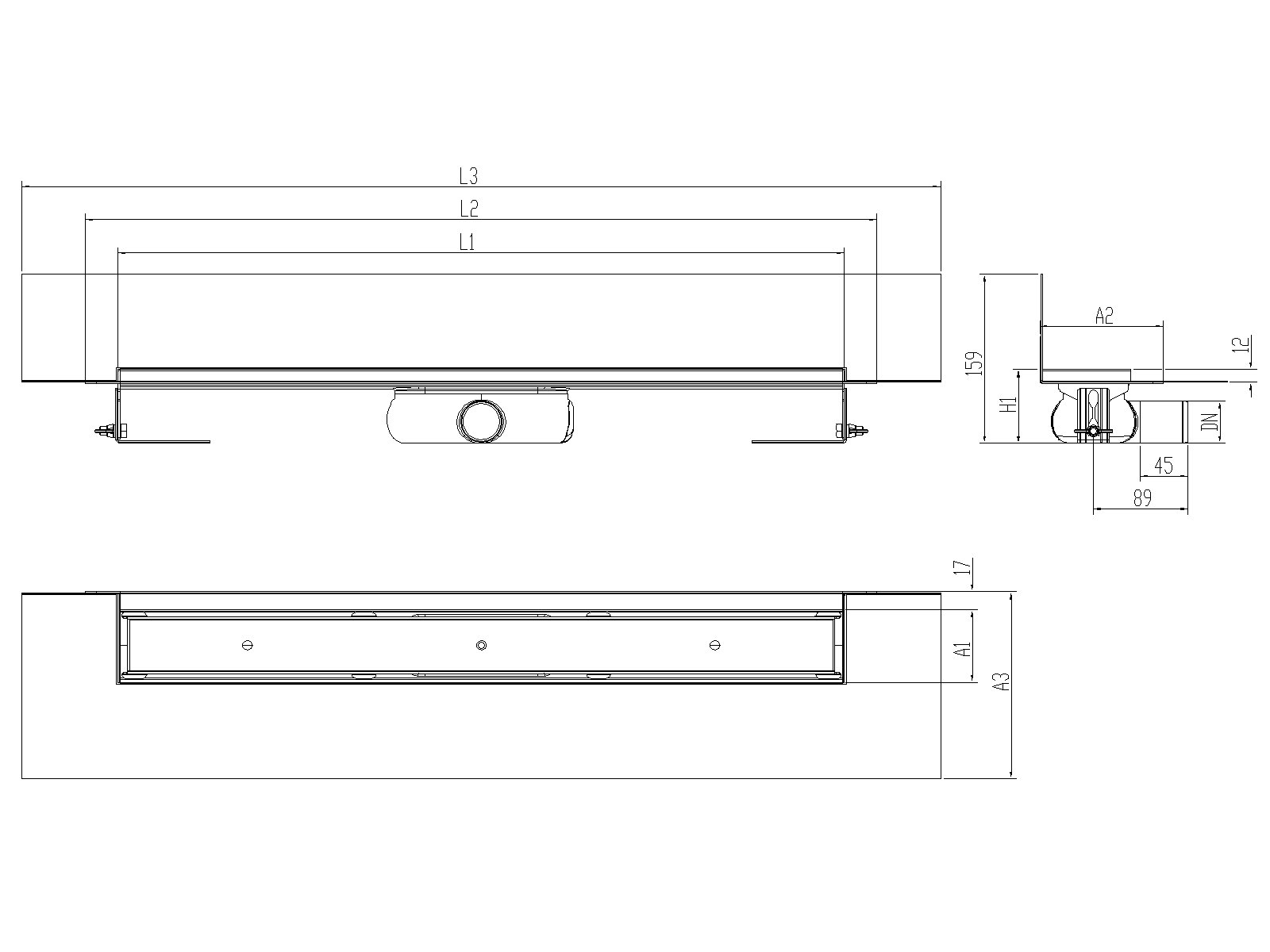 SHOWERDRAIN-C 2.0 C_MARCO TRAS SH DN50 H69 C_RJ TILE C_TELA