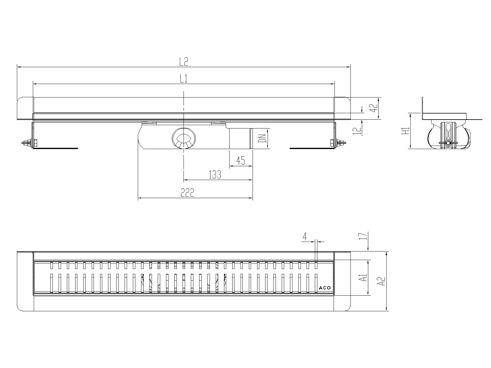 SHOWERDRAIN-C 2.0 C_MARCO TRAS SHLD DN50 H69 C_RJ PIANO S_TELA