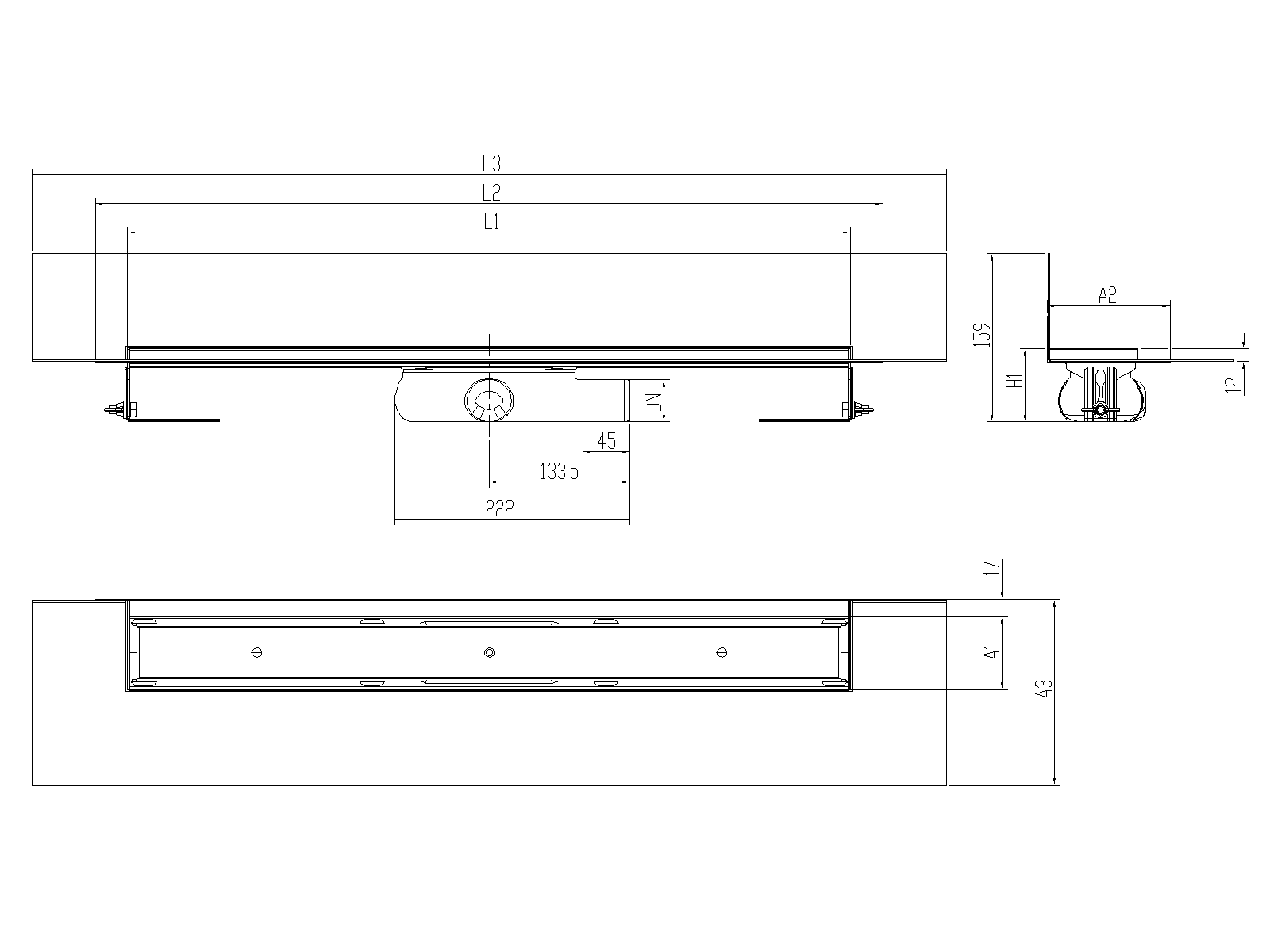 SHOWERDRAIN-C 2.0 C_MARCO TRAS SHLD DN50 H69 C_RJ TILE C_TELA