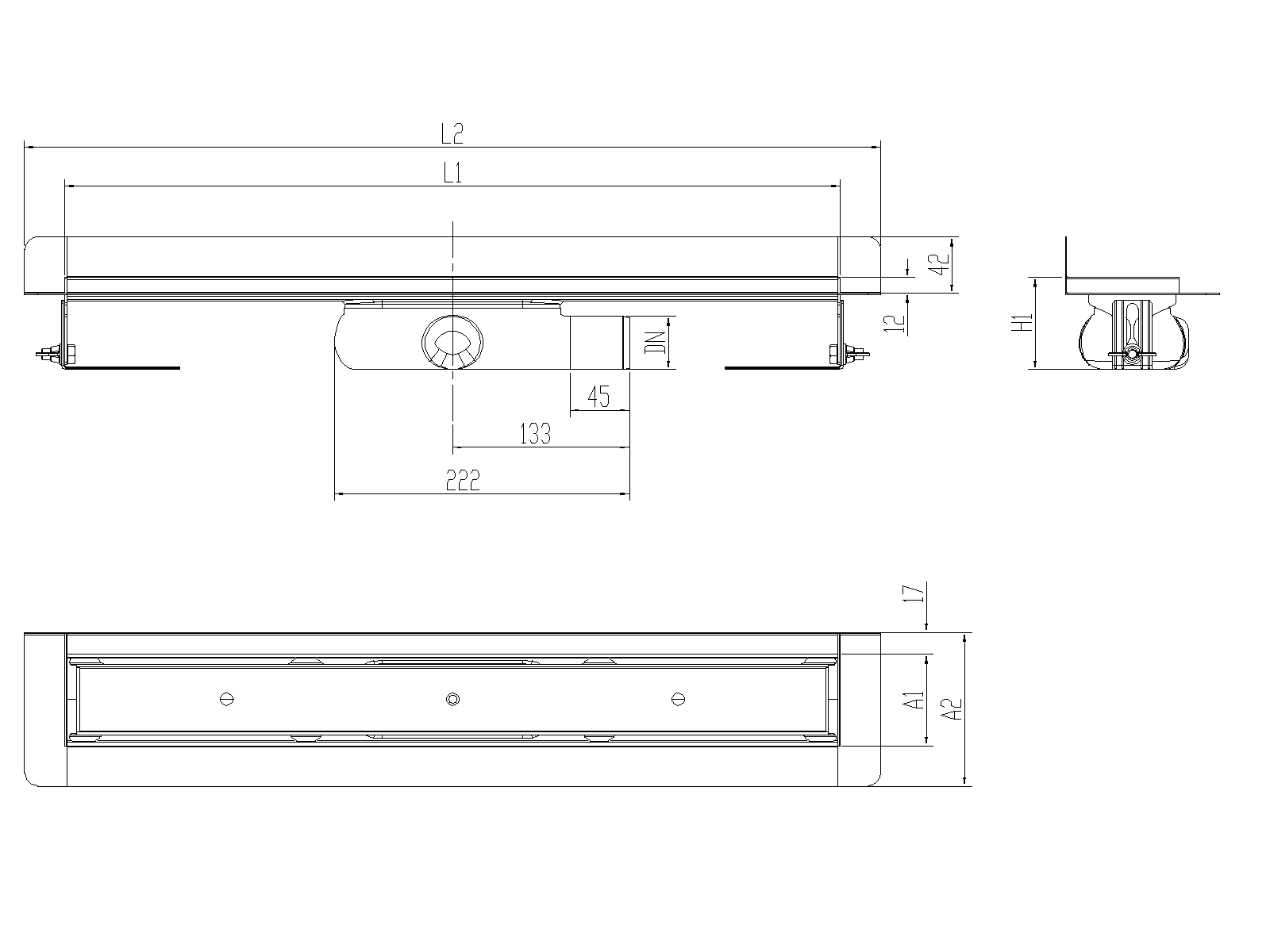 SHOWERDRAIN-C 2.0 C_MARCO TRAS SHLD DN50 H69 C_RJ TILE S_TELA