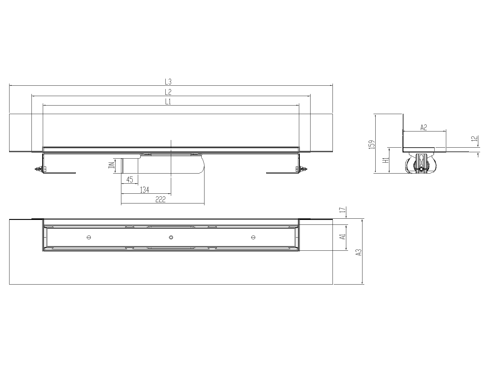 SHOWERDRAIN-C 2.0 C_MARCO TRAS SHLI DN50 H69 C_RJ TILE C_TELA