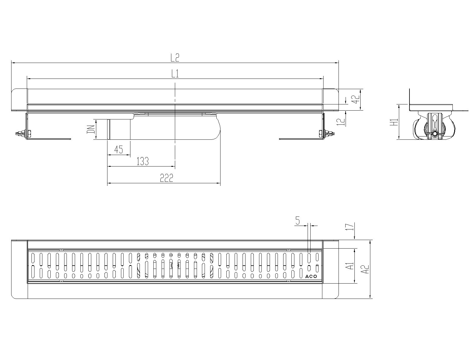 SHOWERDRAIN-C 2.0 C_MARCO TRAS SHLI DN50 H69 C_RJ WAVE S_TELA