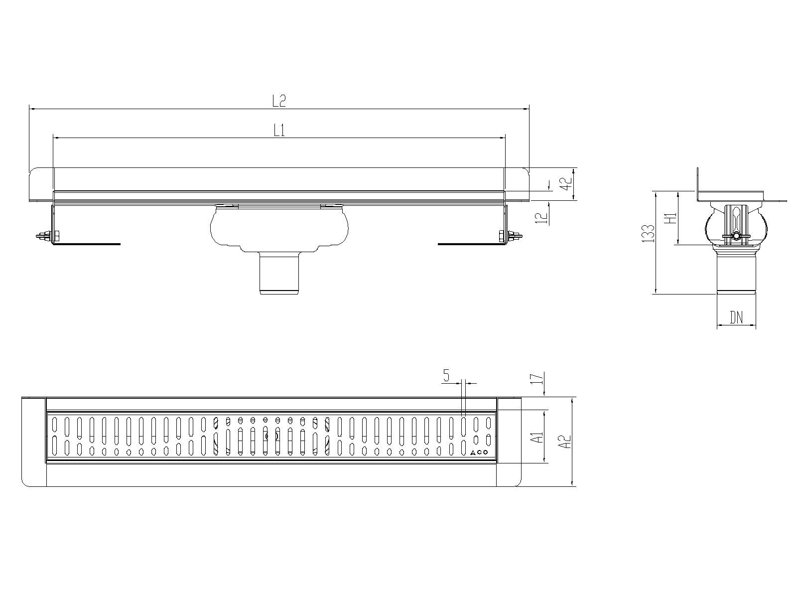 SHOWERDRAIN-C 2.0 C_MARCO TRAS SV DN50 H69 C_RJ WAVE S_TELA