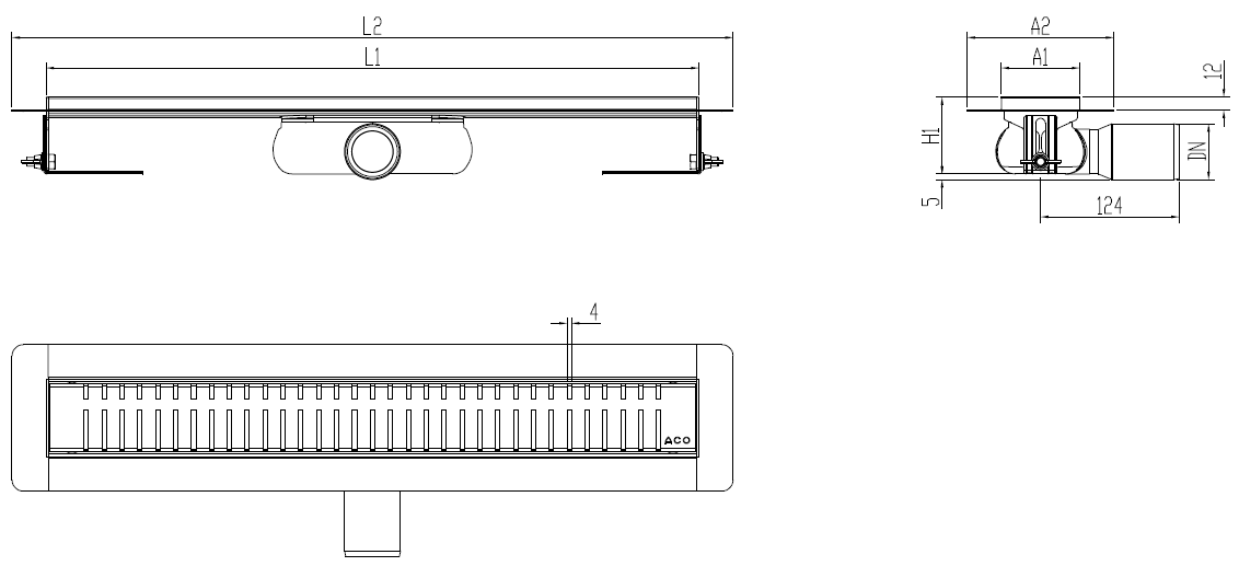SHOWERDRAIN 2.0 C_ALAS SH H69 C_RJ PIANO S_TELA