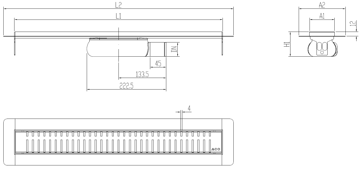 SHOWERDRAIN 2.0 C_ALAS SH LAT H69 C_RJ PIANO S_TELA