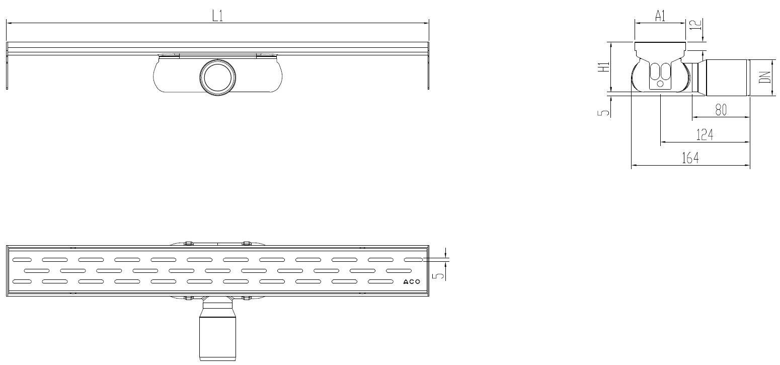 SHOWERDRAIN 2.0 S_ALAS SH H69 C_RJ SLOT S_TELA