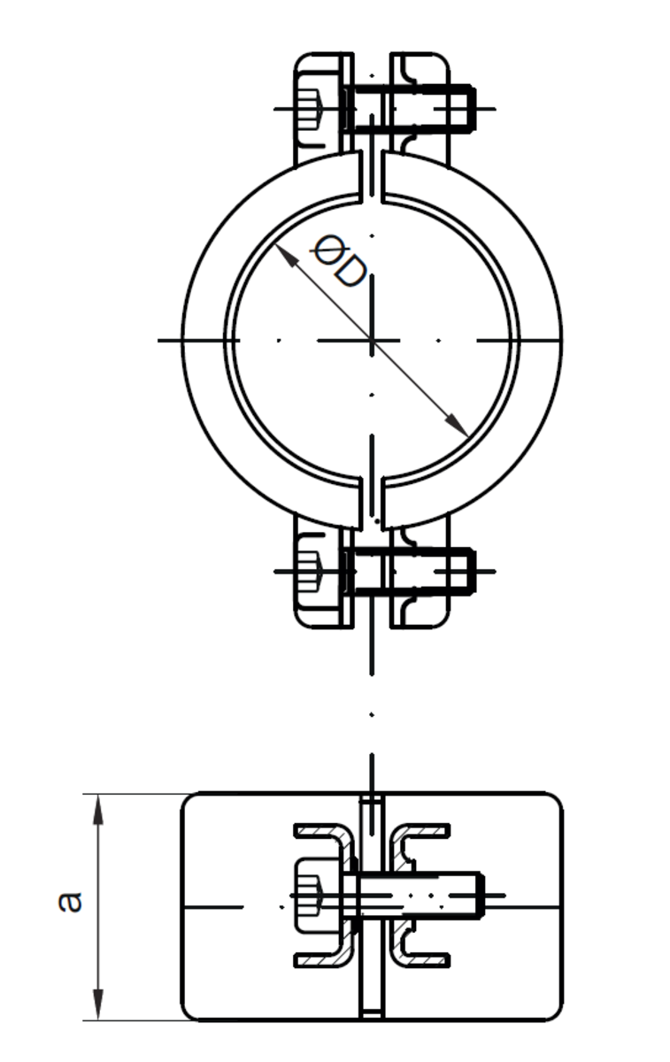 TUB PIPE ABRAZADERA PRESSION