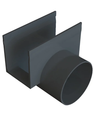 ADAPTADOR PLASTICO H DN80 P/CNL SLIMLINE GARDEN