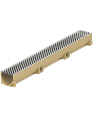 CHANNEL SELF 100 H95 WITH ANTIT LADDER GRATING A15 STAINLESS STEEL AISI 304 W/LOCK SPRINGLOCK