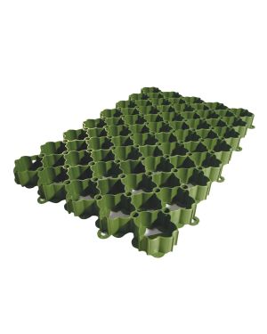 PANAL GRASS GRID VERDE PE-R 585X385MM H38MM CL 250