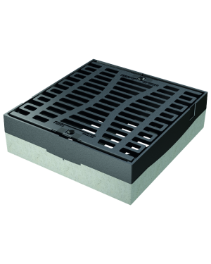 SUM PONTUAL COMBIPOINT MULTITOP 500X500 Ø355 C/GRELHA SLOT Fº PRETO C250