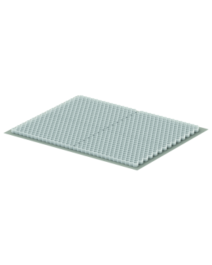 PANAL GRAVEL GRID BLANCO PP 1176X1535MM H40MM CL 450 C/TELA
