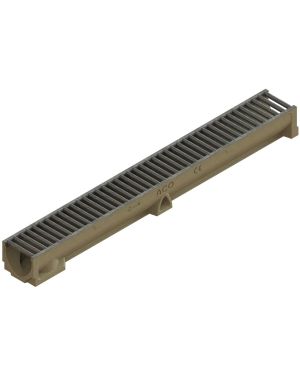 CHANNEL SELF 100 H95 WITH SLOTTED GRATING A15 GALVANISED W/LOCK CLIP