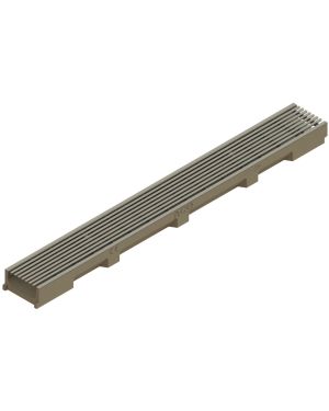 CHANNEL SELF 100 H55 WITH ANTIT LADDER GRATING A15 STAINLESS STEEL AISI 304 W/LOCK SPRINGLOCK
