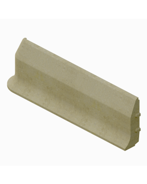 WALL PROTECTION ACO KERB PB PLAIN 200 L565 END LEFT