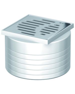 SECÇÃO SUPERIOR ABS EASYFLOW 100X100 CERAM Ø125 C/RJ RAN