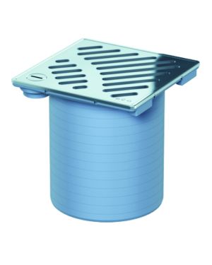 CUERPO SUM ABS/AISI304 EASYFLOW 150X150 CERAM Ø125 C/RJ RAN