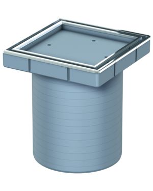 CUERPO SUM ABS/AISI304 EASYFLOW 150X150 CERAM Ø125 C/RJ RE