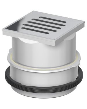 CUERPO SUM AISI304 PASSAVANT 111X111MM C/RJ RAN A/D K3 S/FIJ