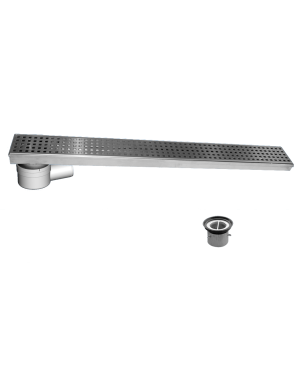 CNL CHUVEIRO CLASSIC S/ALAS AISI304 L600MM DN75 H25-30 C/GRELHA QUADRATO