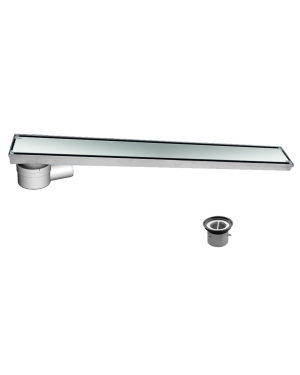 CNL CHUVEIRO CLASSIC S/ALAS AISI304 L600MM DN75 H25-30 C/GRELHA SLOT