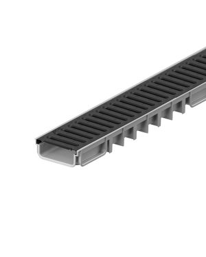 CNL EASYLINE 100 HDPE GRIS H50 L1000MM C/RJ PAS B125 FUNDICION