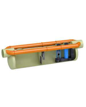 LIGHT OIL SEP UNDERG. OLEOPASS G-H NS80/800-ST8000 DN1000 CONTAINER