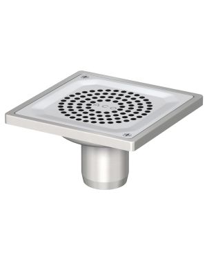 SUM SIF AISI304 EG150 FIXO 150X150MM CERÂMICO S/V DN75 C/RJ PERF