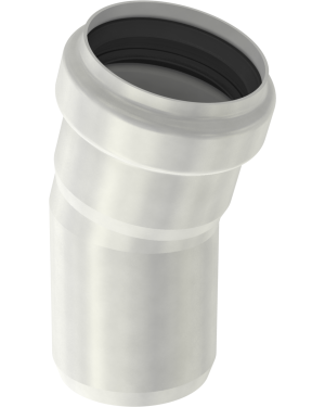 BEND PIPE 15º EPDM AISI304 DN50