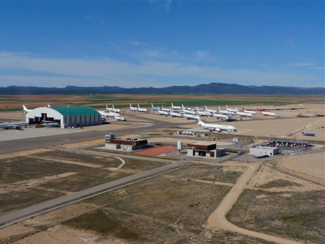 Canales de drenaje ACO en el Aeropuerto de Teruel