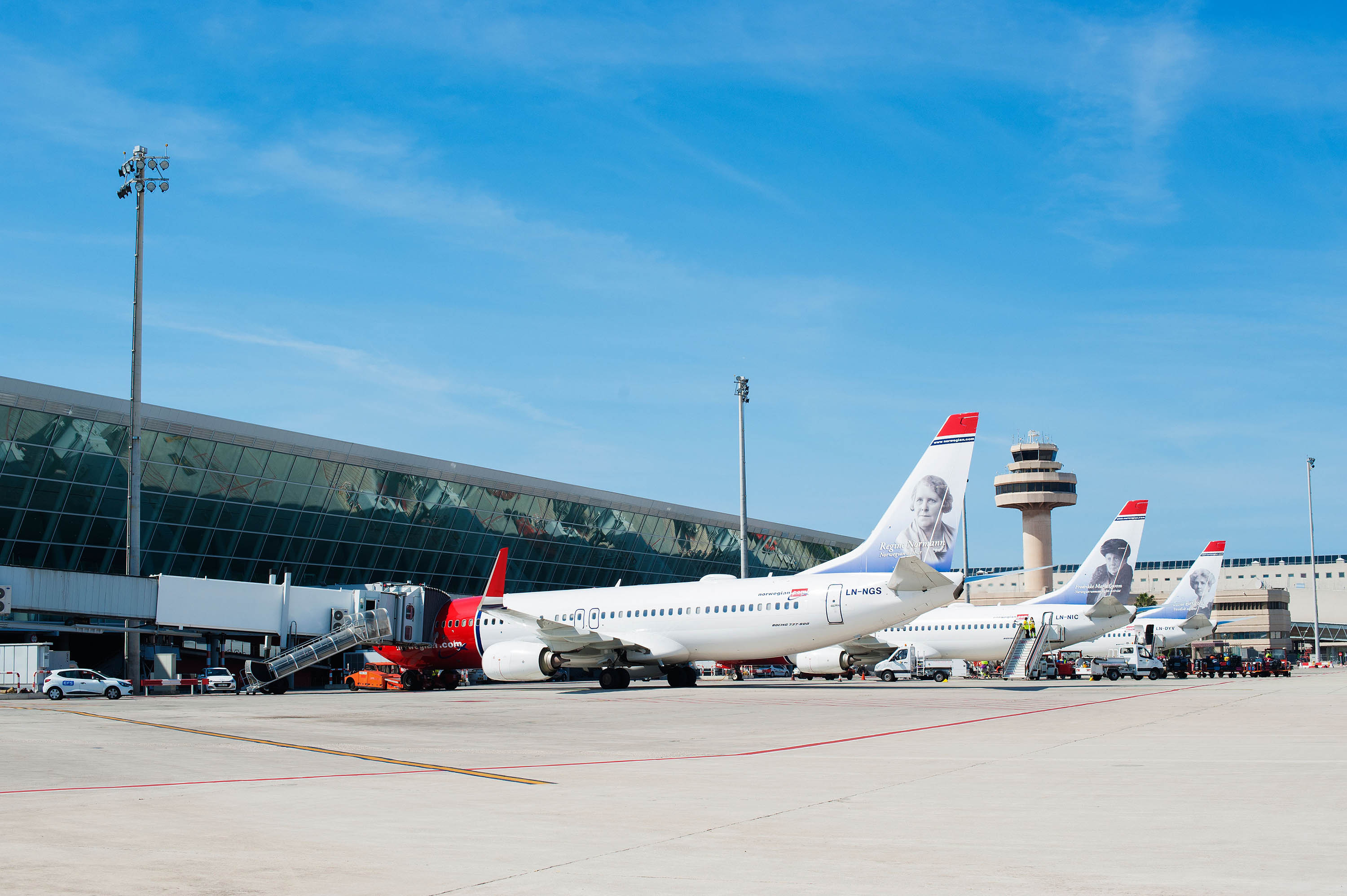 Canales de drenaje ACO en el Aeropuerto de Palma de Mallorca