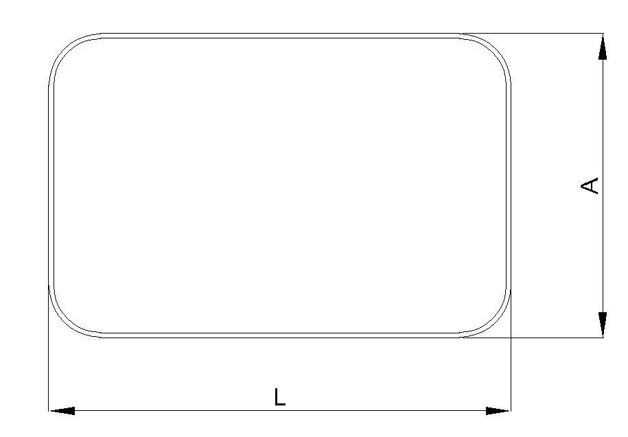 Esquema tapa rectangular p/AQUAVAULT DC Y BIC