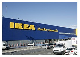 Soluciones de drenaje ACO en el Ikea de Alcorcón.