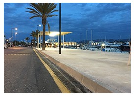 ACO en el Passeig Marítim de Sant Antoni de Portmany.