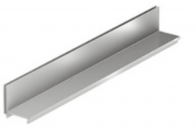 Render da grelha para canal SELF 100, grelha brickslot L H40 em aço galvanizado da dimensões L1000 A118 H13 sem sistema de fixação, classe de carga B125.