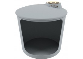 Render depósito cuba vertical enterrar CUVE