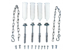 Render generico del kit de instalación para tragaluz THERM.
