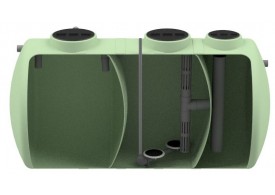 Render Necor formato cisterna e instalación enterrada.