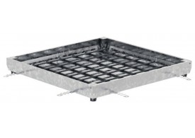 Render de la tapa de registro rellenable TOPTEK en acero galvanizado UltraSteel