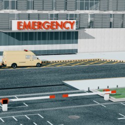 Hospital Central ACO Urgencias y aparcamiento
