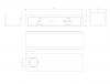 Esquema Canal Self300 con Pre-Marca DN160